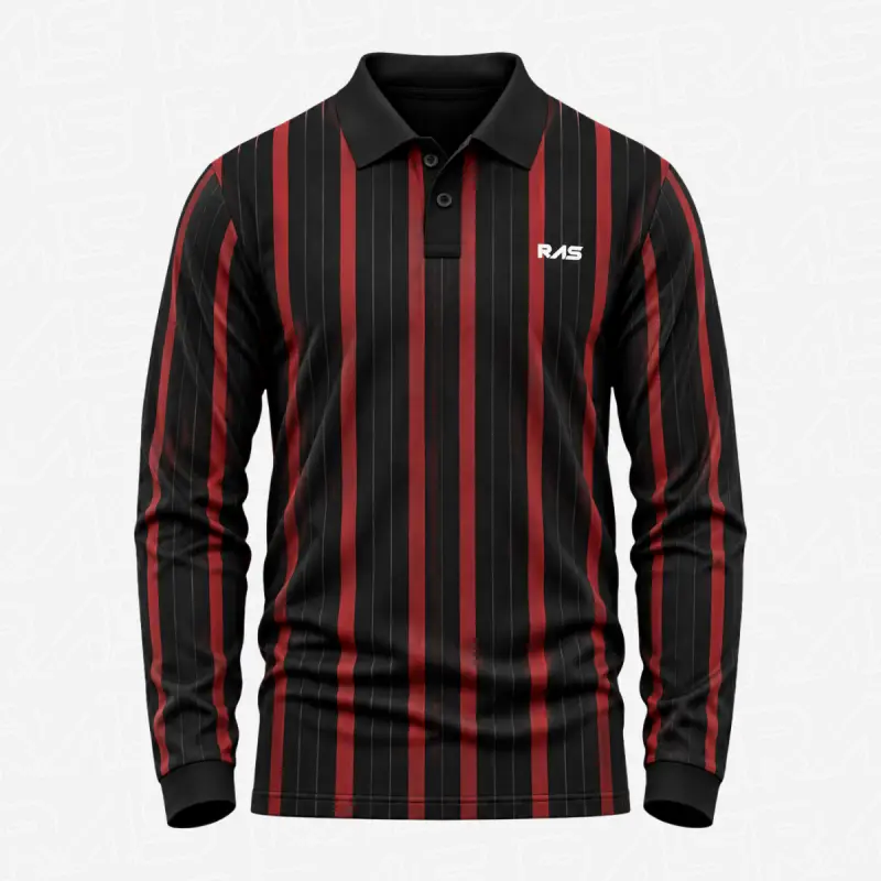 #4 Men's full-sleeve polo