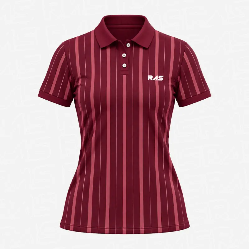 #2 Women's striped polo