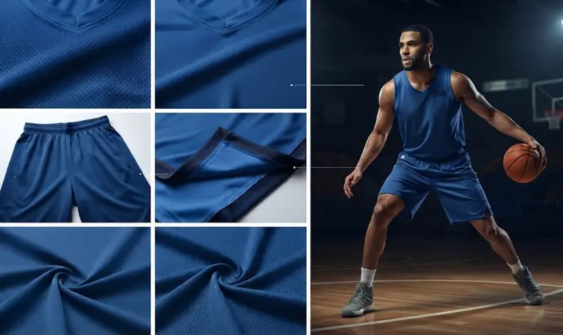Performance basketball fabrics