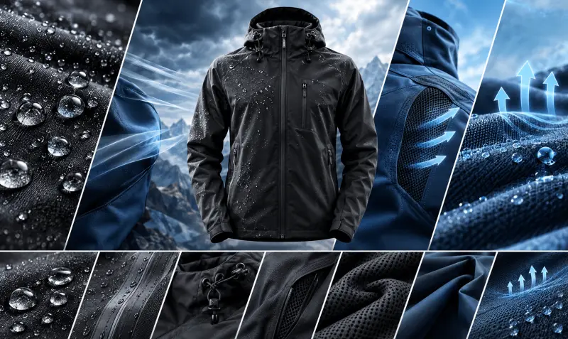 Weather protection and breathability