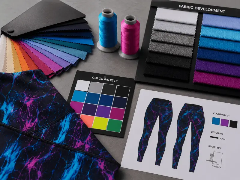Fabric and color development