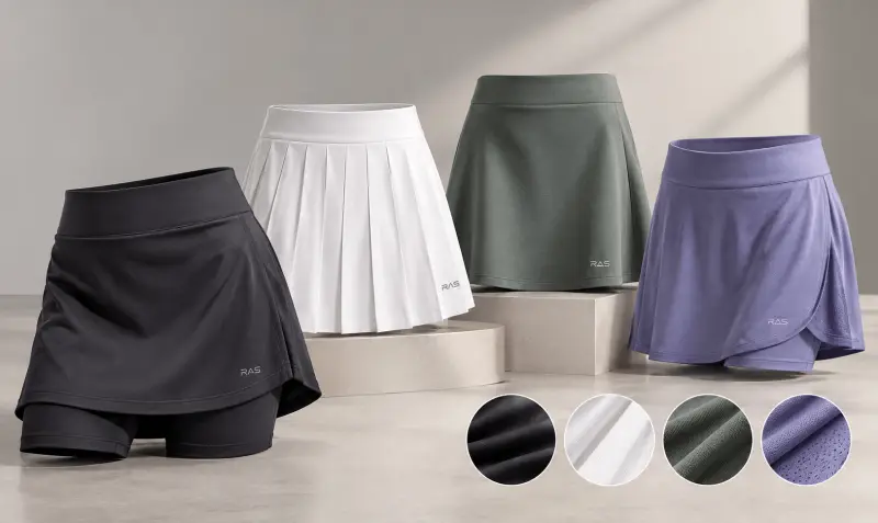 Skirt and skort fabrics