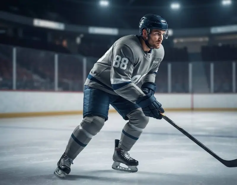 Hockey jerseys that still fit over the pads and keep the number you approved.