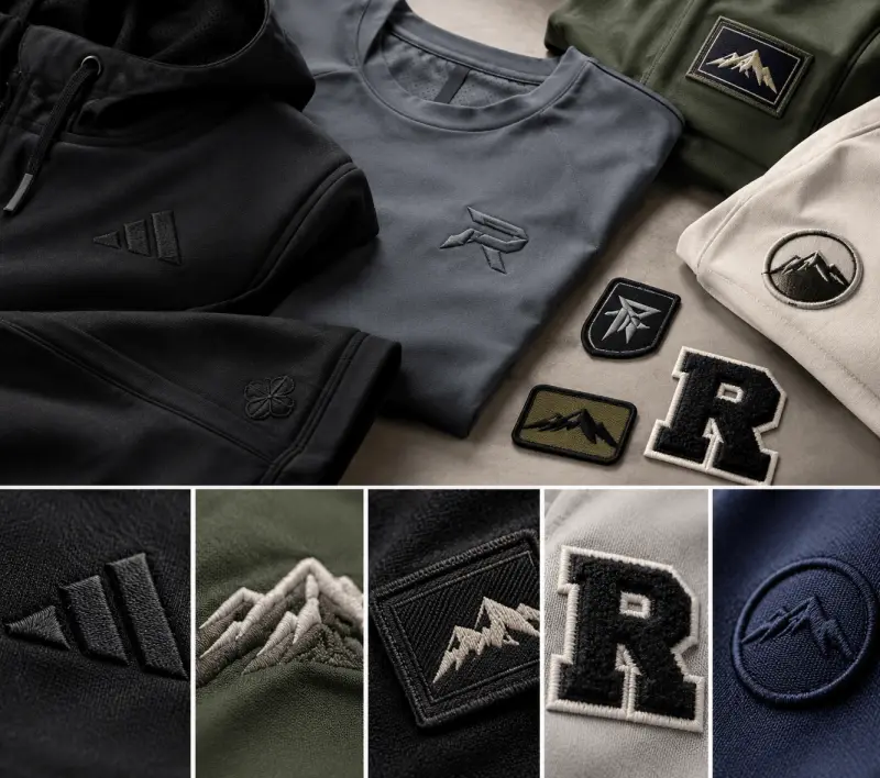 Embroidery and patches