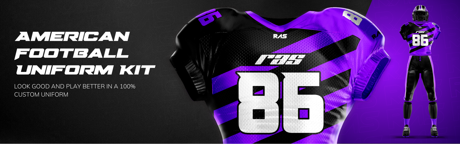 AMERICAN FOOTBALL UNIFORM KIT
